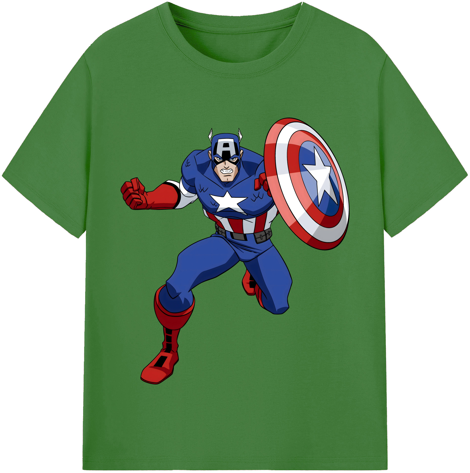 （画像用） アベンジャーズ The Avengers レディースカジュアルプリントTシャツ（綿100％）